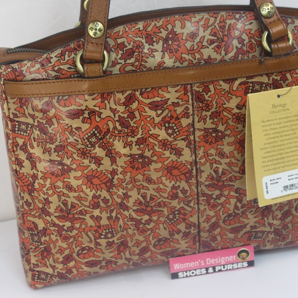 Patricia Nash Poppy Leather Tote Boho India Handbag New LOVELY!! Retail $249 - Picture 7 of 9